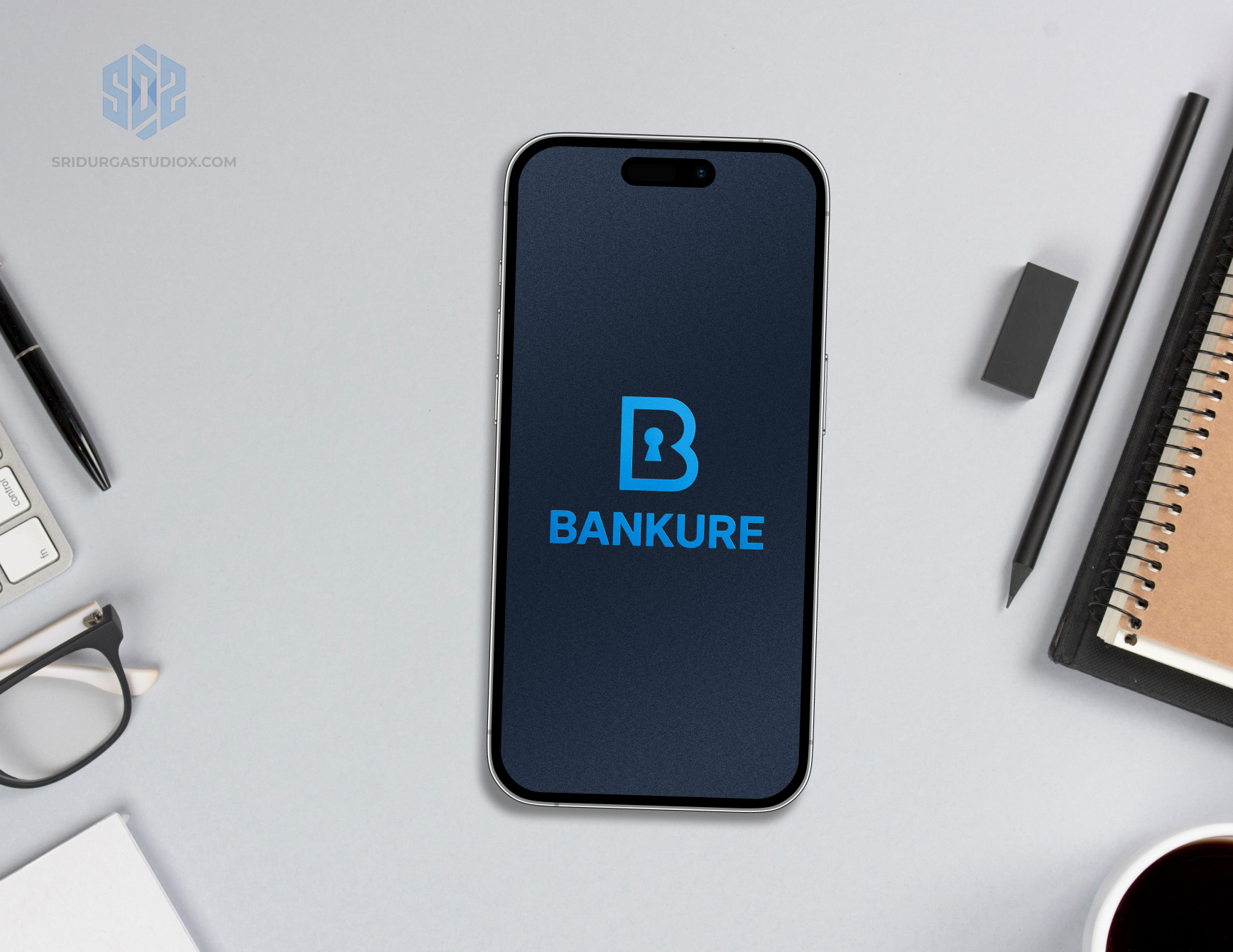 Bankure finance app designed by sri durga studiox
